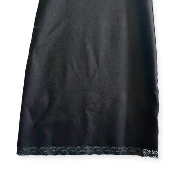 Prada Archival F/W 2005 Runway Opening Look Black Wool Lace Midi Dress IT46 - Picture 14 of 16